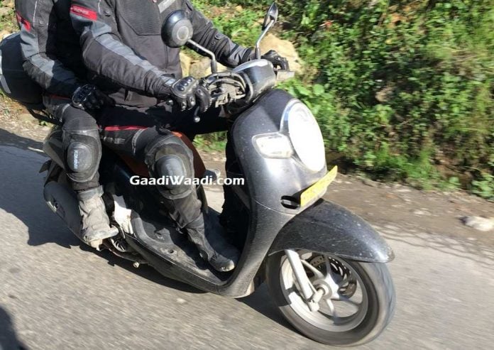 Honda Scoopy India Spy Pictures