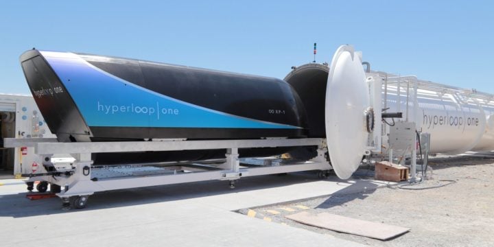 Hyperloop One pod all set for a test