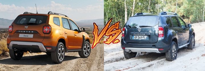 new 2018 renault duster vs old model comparison images rear