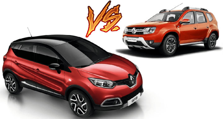 renault captur vs renault duster comparison