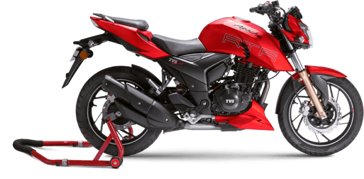 TVS Apache RTR 200 4V Matte Red Edition