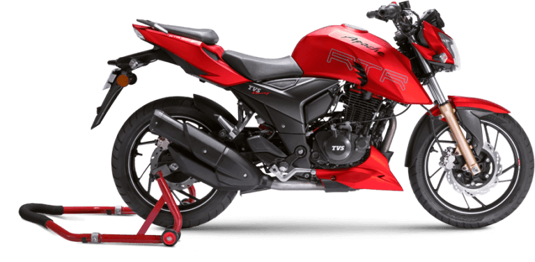 tvs apache rtr red colour