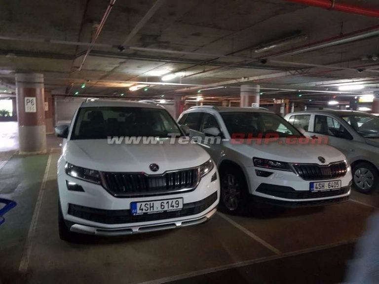 Skoda Karoq India Spy Images Front