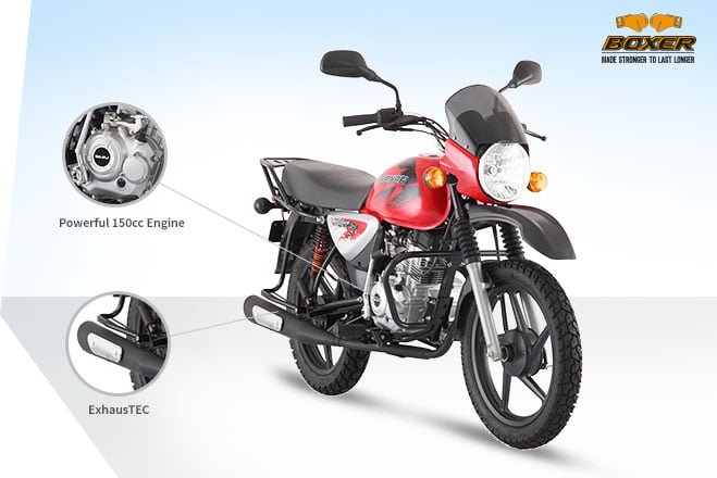 bajaj boxer x150 india pics