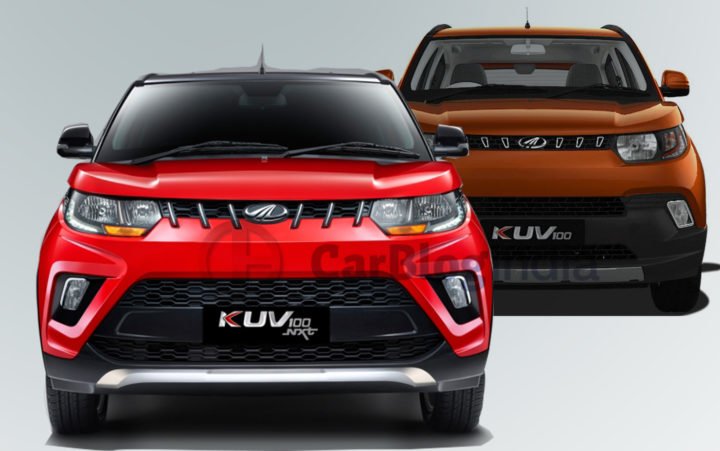 mahindra kuv100 nxt vs old model