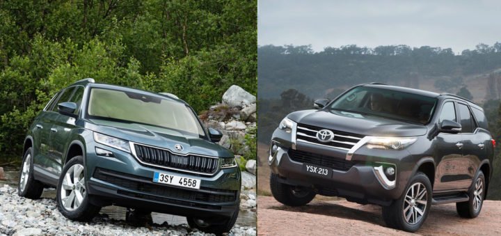 skoda kodiaq vs toyota fortuner