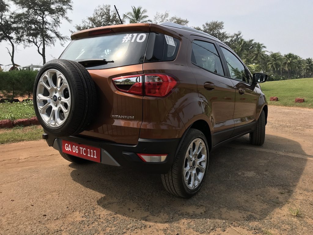 Ford Ecosport New Variant Spied ; To Get A Sunroof