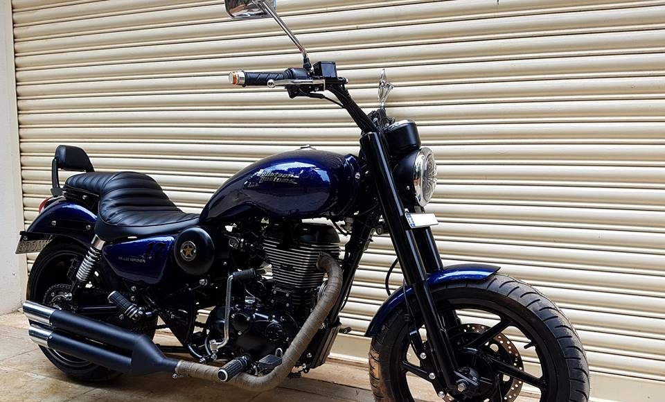 Blue Raider 540 - Modified Royal Enfield Thunderbird Bulleteer Customs Blue Raider 540 - Modified Royal Enfield Thunderbird Bulleteer Customs