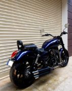 Modified Royal Enfield Thunderbird 500 Blue Raider 540 rear angle images