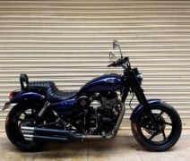 Modified Royal Enfield Thunderbird 500 Blue Raider 540 side profile images