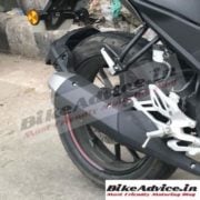 Yamaha R15 v3 India images exhaust pipe