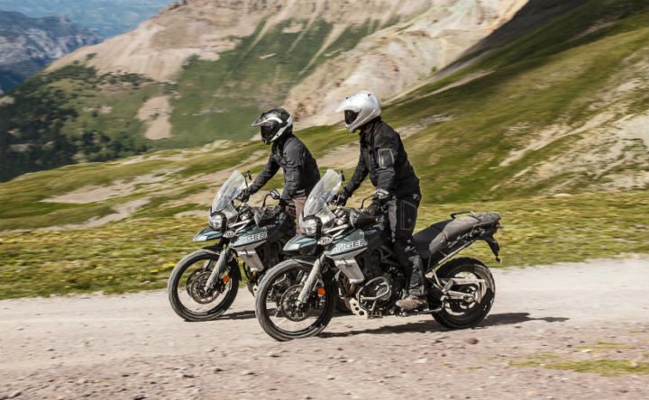 2018 Triumph Tiger 800 range