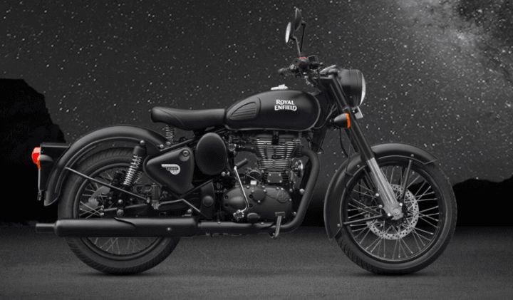 Limited Edition Stealth Black Royal Enfield Classic 500