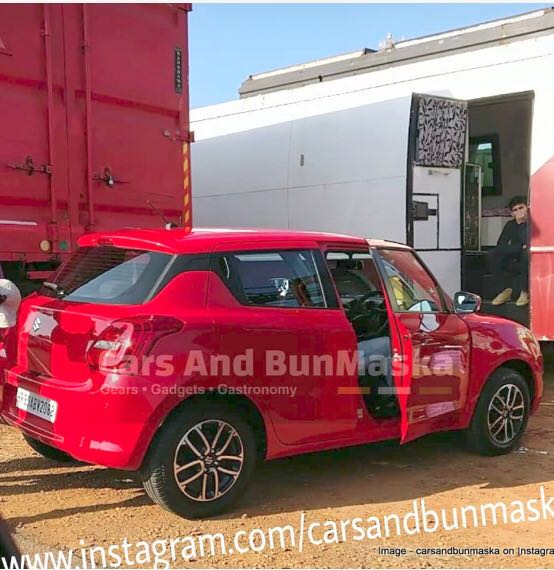 New 2018 Maruti Swift launch spyshot