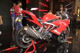 TVS-Apache-RR-310-launch-side-red