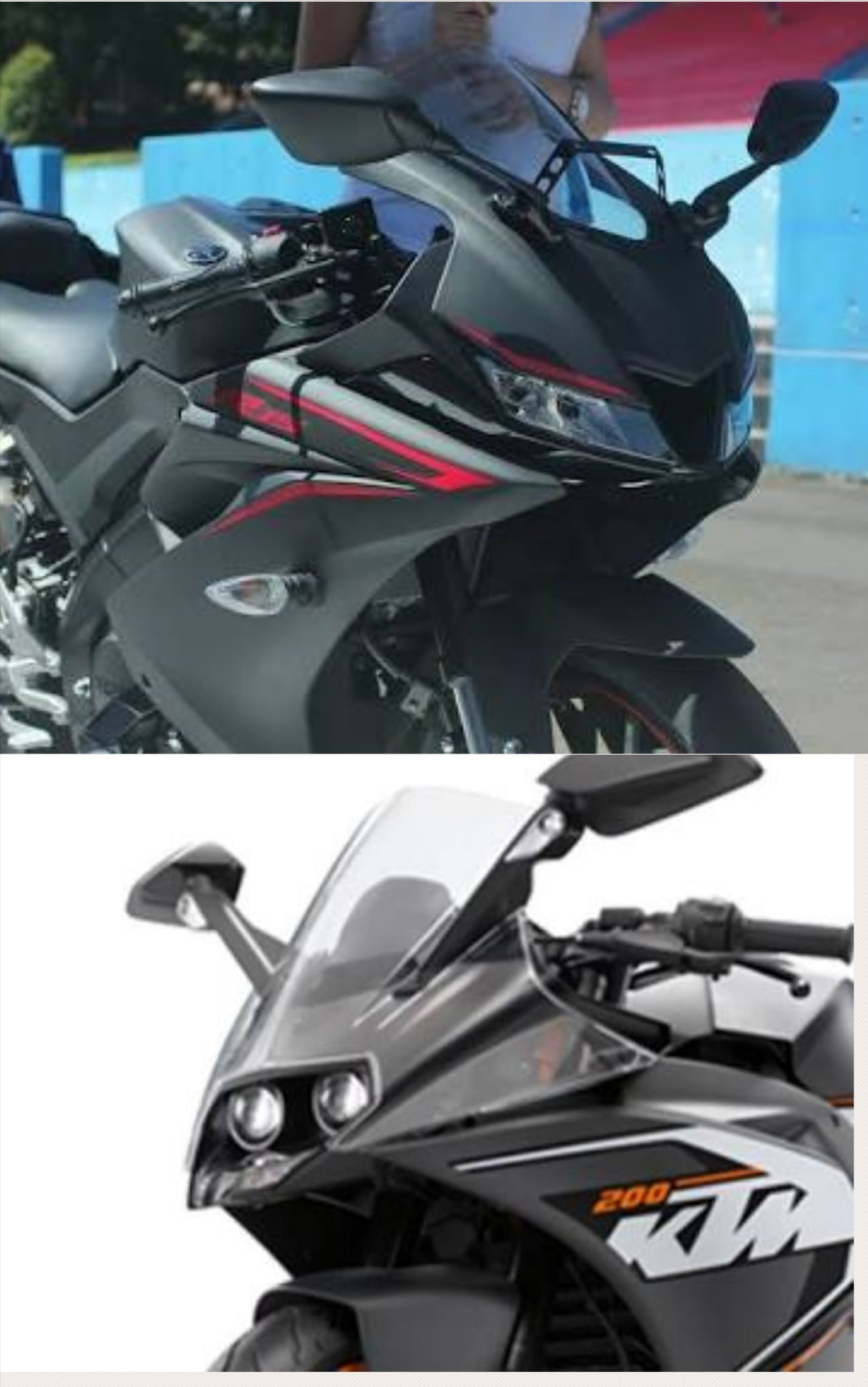  Yamaha R15  V3 0 vs KTM RC 200 Comparison of Price 