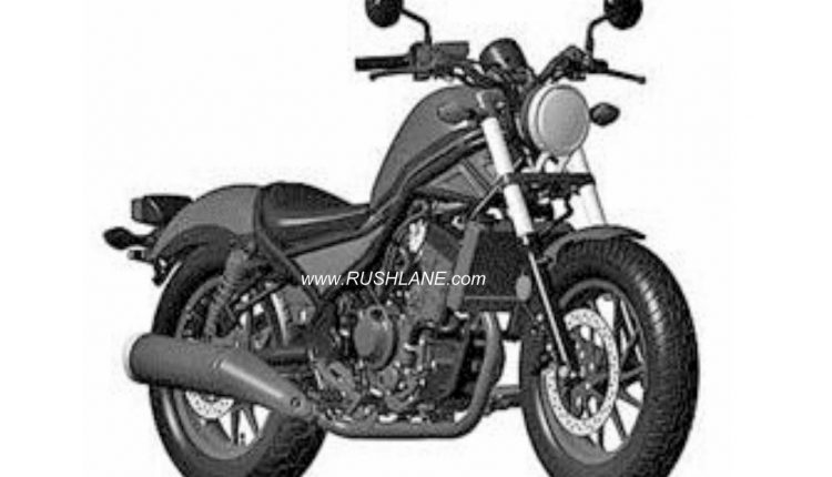 honda rebel 300 india launch images patent leak