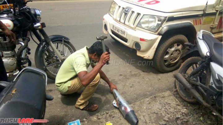 royal enfield exhaust cops