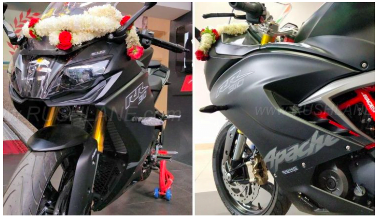 tvs apache rr 310 black colour dealerships images