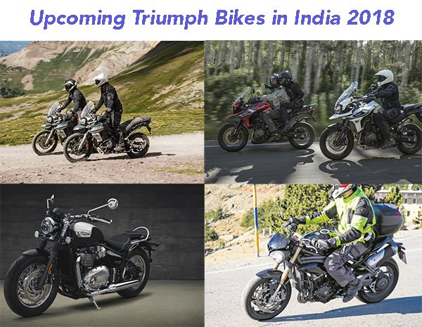 upcoming triumph bikes in india 2018