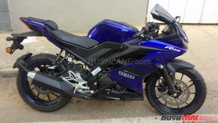 yamaha r15 v3 india images side profile blue