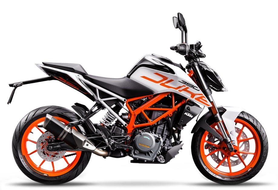 2018 KTM 390 Duke White Colour Model