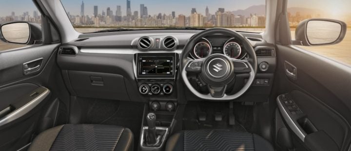 2018 maruti suzuki swift interior dashboard