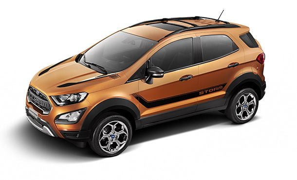 Ford EcoSport Storm front angle top view