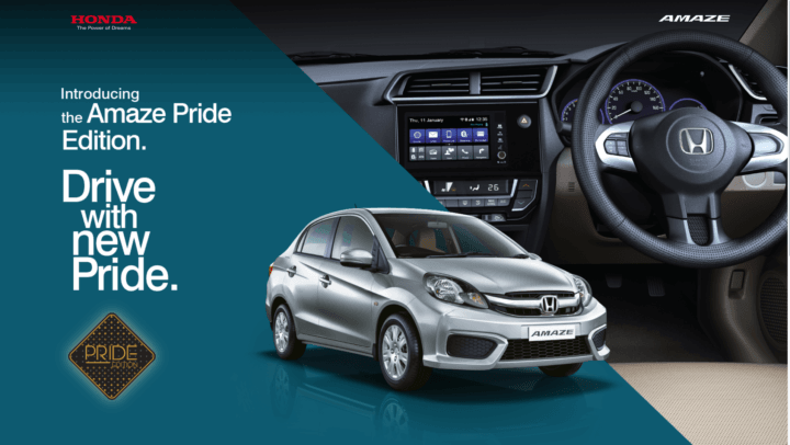 Honda Amaze Pride Edition