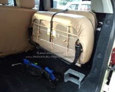 Mahindra TUV300 Plus Images interior rear seat folded lucknow