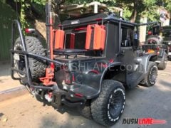 modified mahindra thar with six wheels images