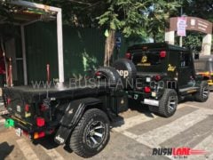 modified mahindra thar with six wheels images