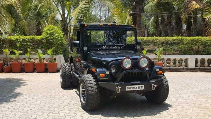 This Modified Mahindra Thar with 6 Wheels Looks Really Macho » Car Blog ...