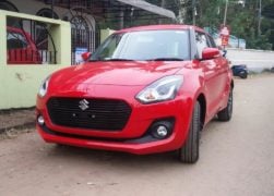 new maruti swift 2018 red colour images