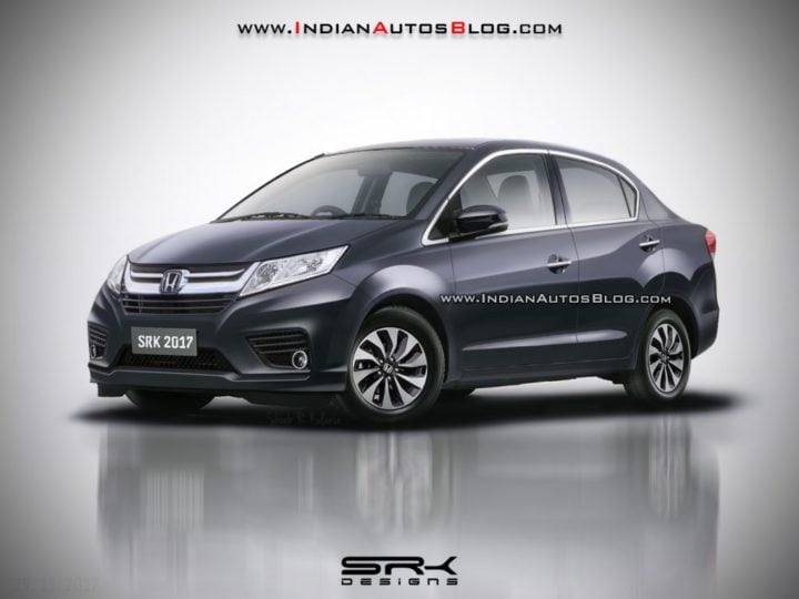 2018 Honda Amaze rendering