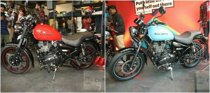 2018 Royal Enfield Thunderbird 350X vs 500X side profile