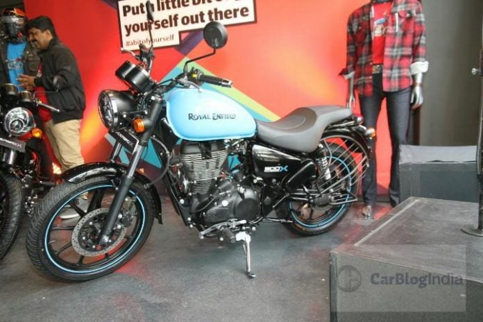 royal enfield 500x mileage