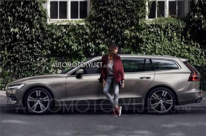 2018 Vovlo V60 side profile