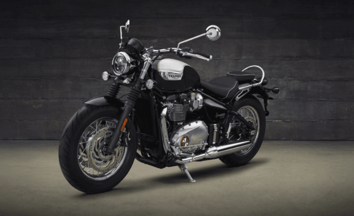 Triumph Bonneville Speedmaster side 