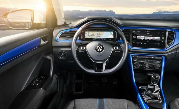 Volkswagen T-Roc SUV interior