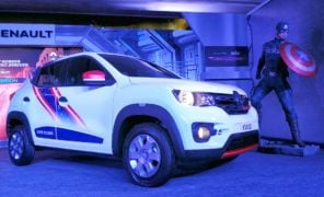 renault kwid superhero edition captain america images