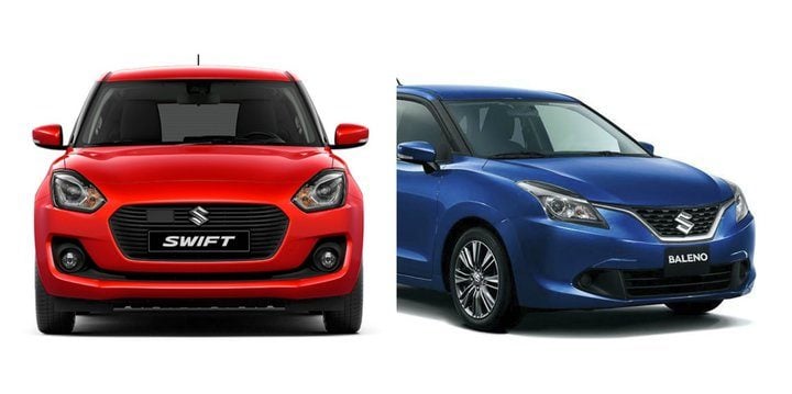 2018 Maruti Suzuki Swift Vs Baleno final