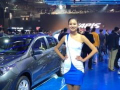 show babes at auto expo 2018