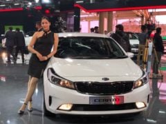 show babes at auto expo 2018