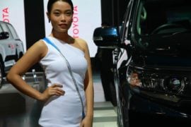 show babes at auto expo 2018