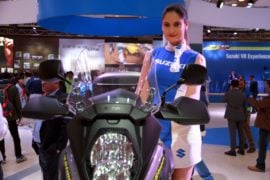 show babes at auto expo 2018