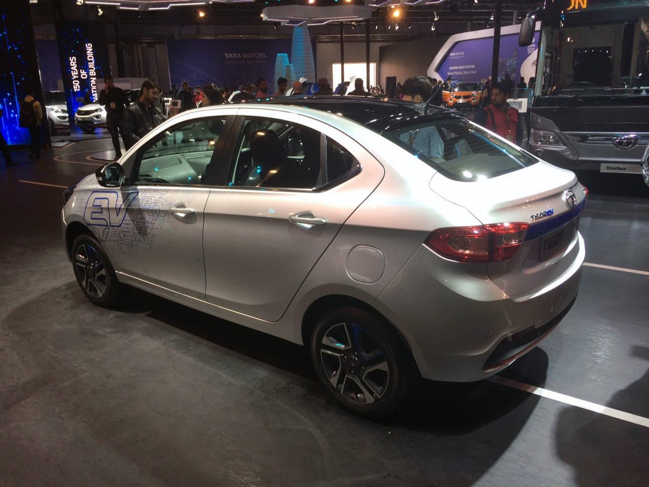 Tata Tigor Electric Debuts at Auto Expo 2018 - Images & Details