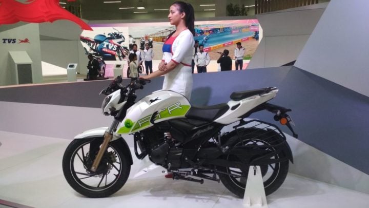 2018 tvs apache rtr200 ethanol images side profile