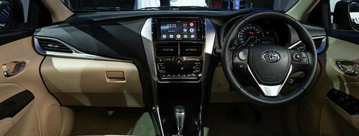 2018 Toyota Yaris interior profile