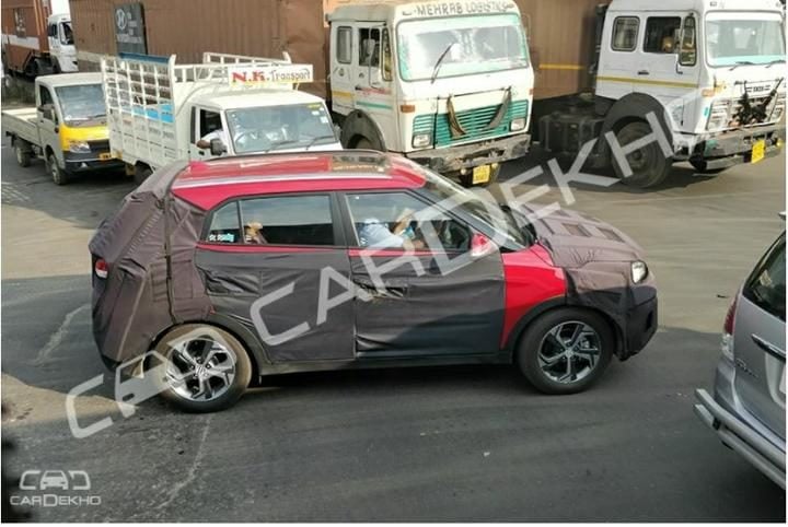 Hyundai Creta Facelift Spy Shot Side Profile